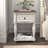 Colchester 1 - Drawer Nightstand in Antique White/Brown