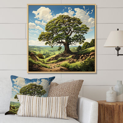 " Countryside The Lone Oak "