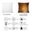 Macro de boisson gazeuse en verre - Coussin décoratif imprimé moderne-295313280
