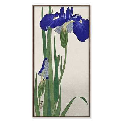 Blue Iris Framed Graphic Art