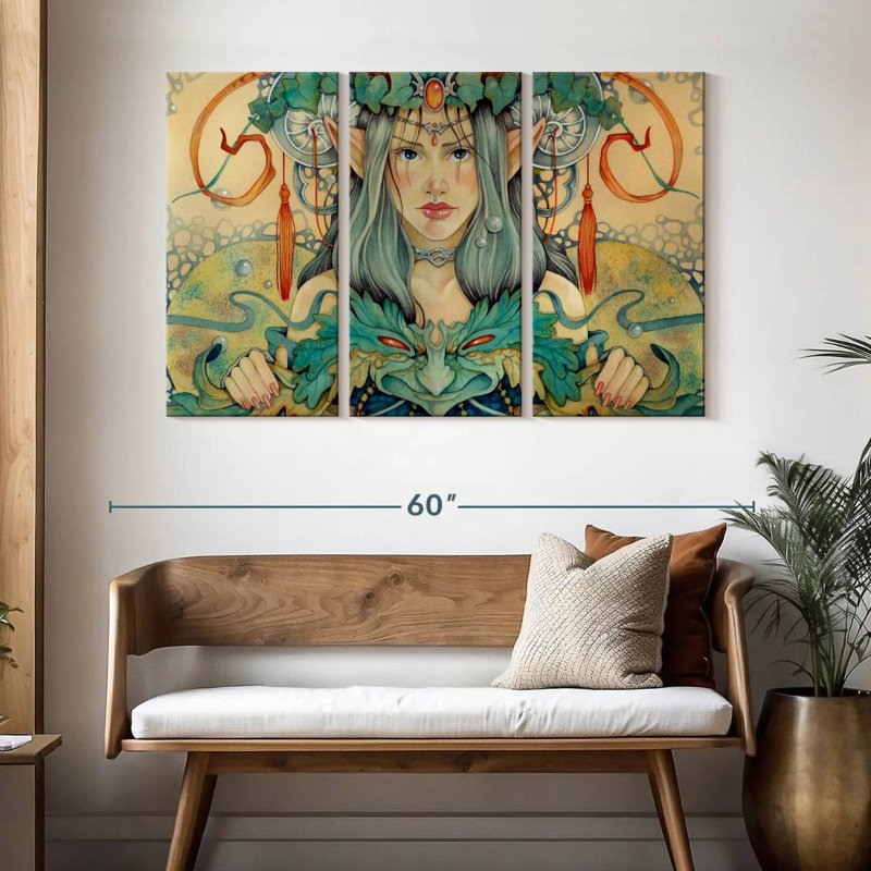 Leisha Calypso, 32" H x 50" W