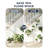 3 Pcs Black Wall Hanging Plant Holders, Wall Mounted Planters & Window Plant Shelves for Indoor Plant Decor