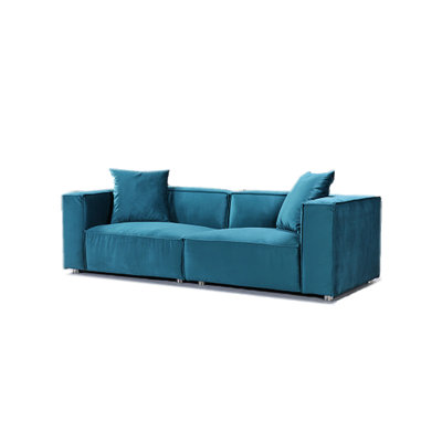 Layka 93'' Velvet Sofa