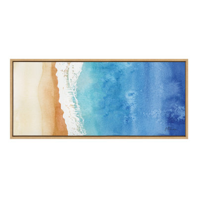 «Ocean Wake» par Julie Maida, reproduction d'art sur toile encadrée