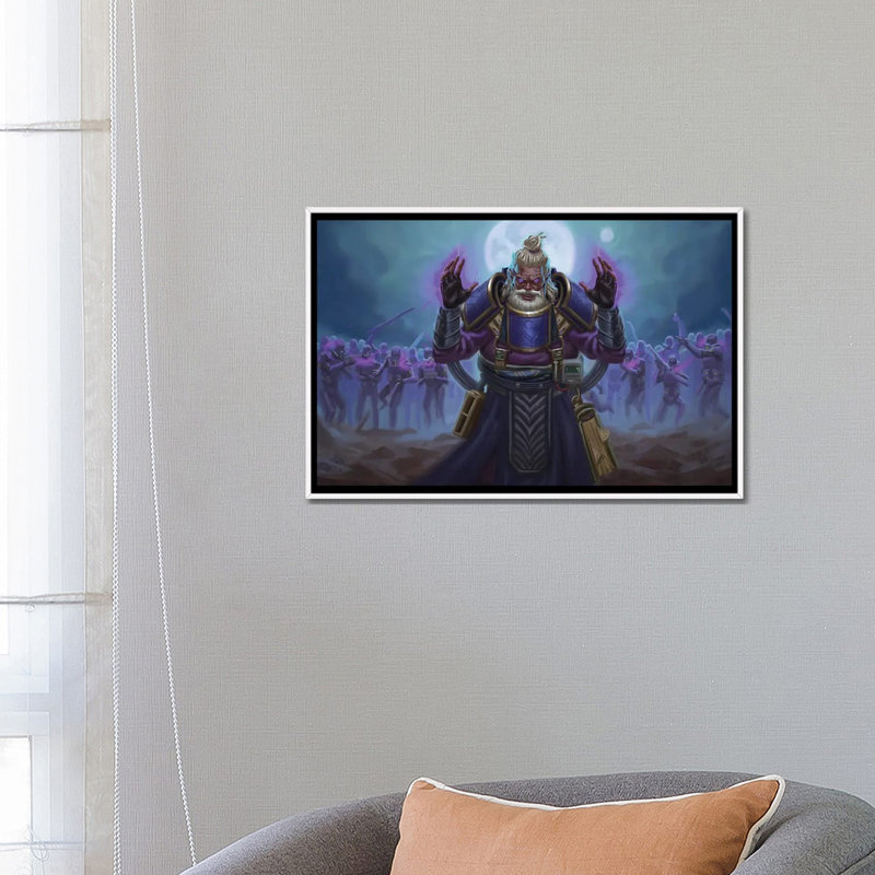 Paizo demi-page - reproduction d'art murale - toile encadrée, H 18 po x l 26 po, Blanc