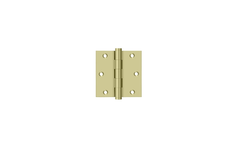 Butt Bearing Hinge, Unlacquered Brass