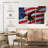 Lelar US Flag And Flying Bald Eagle-108092812