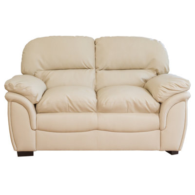 Sarno 2 Seater Faux Leather Loveseat