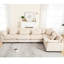 Velours côtelé modulaire beige - Spacieux et personnalisable, avec siège à ressorts ensachés en plastique massif et rembourré, siège modulaire surdimensionné confortable-186622279
