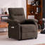 160° Recliner Chair With 8-Point Massage, Heating Function, And Side Storage Pockets.