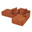 Chaise longue double compressible avec porte-gobelets-728933185-728933187