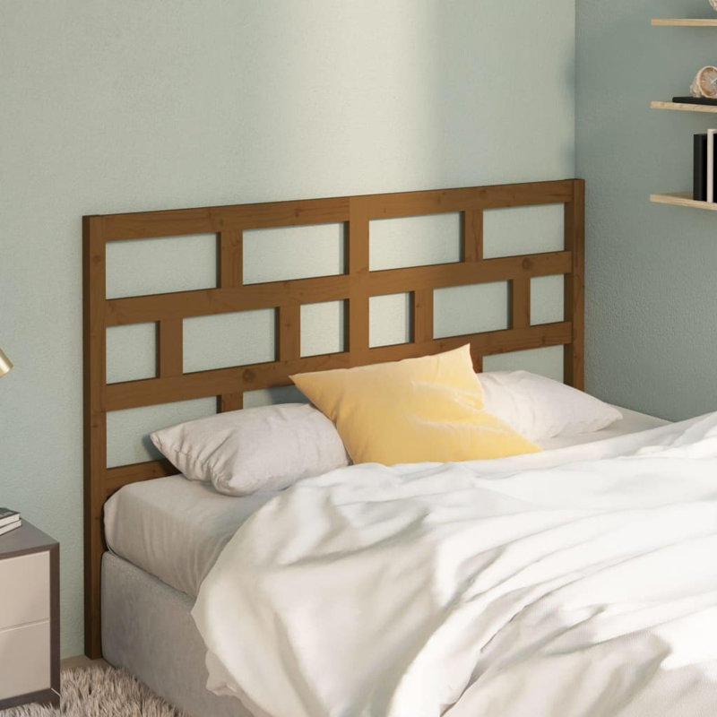 Macintyre Solid Wood Headboard, Brown, 100cm H x 146cm W x 4cm D