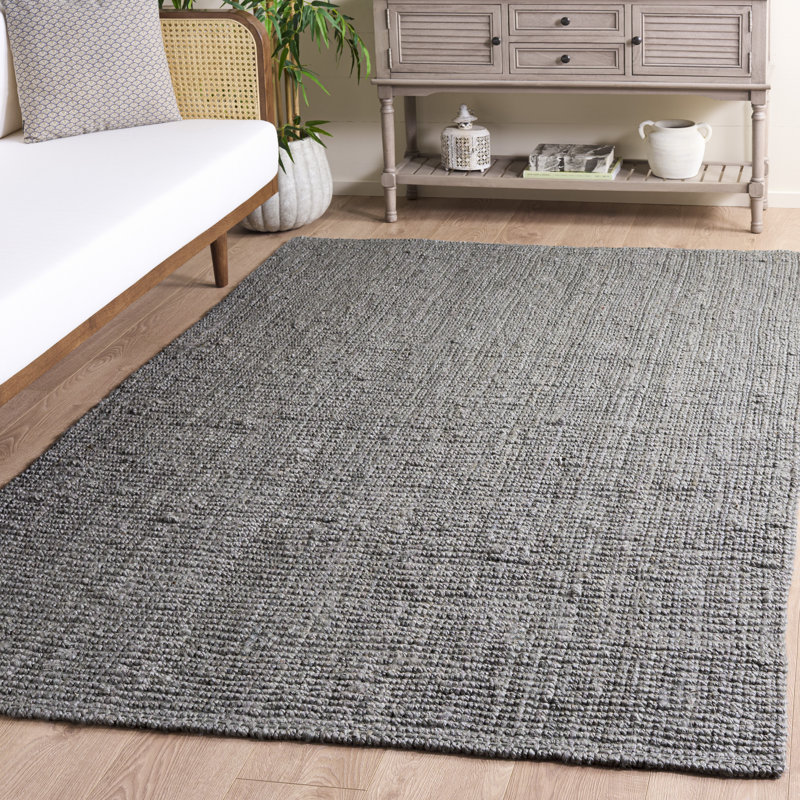 Tapis en jute tissé à la main Ame, Rectangle de 5 pi x 8 pi