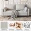 2 Seater Linen Loveseat-1580937629