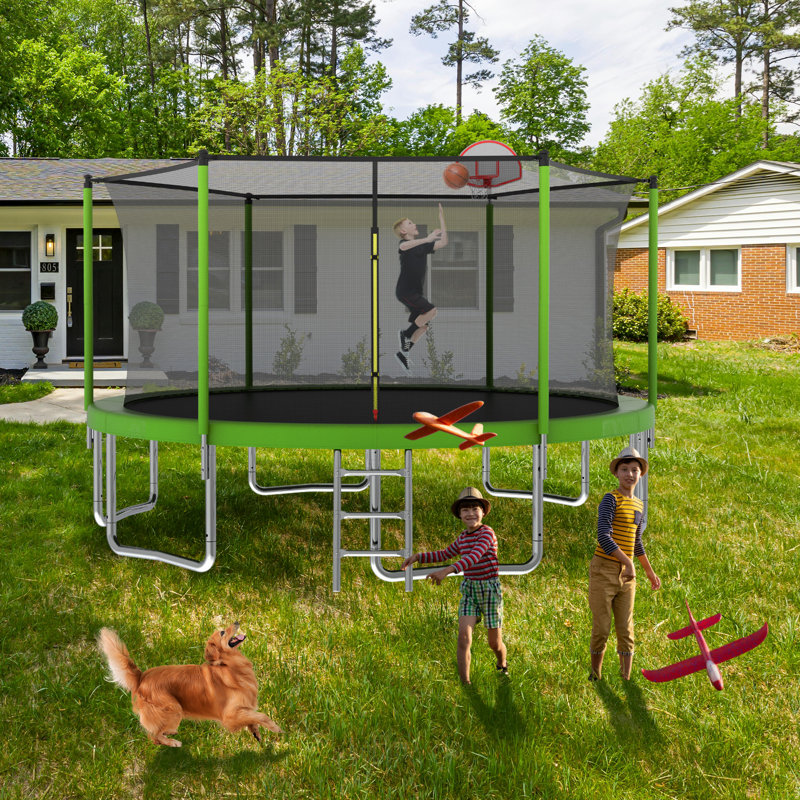 Filet de trampoline 15pi, Vert