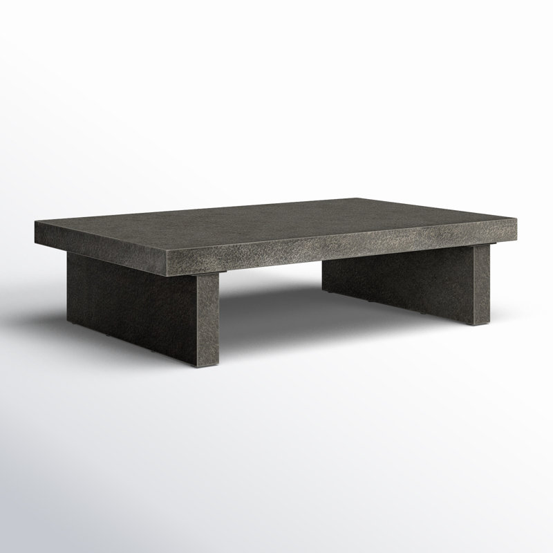Myles 55'' Concrete Outdoor Coffee Table