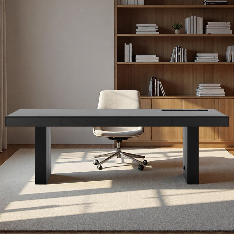 Bureau, salle d'étude, ordinateur personnel, bureau, H 29,53 po x l 86,61 po x P 35,43 po