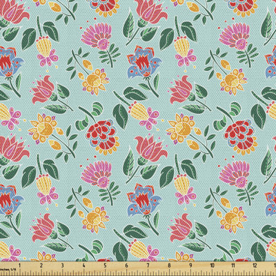 Chivas Pansy Spring Flower Multi-purpose Fabric