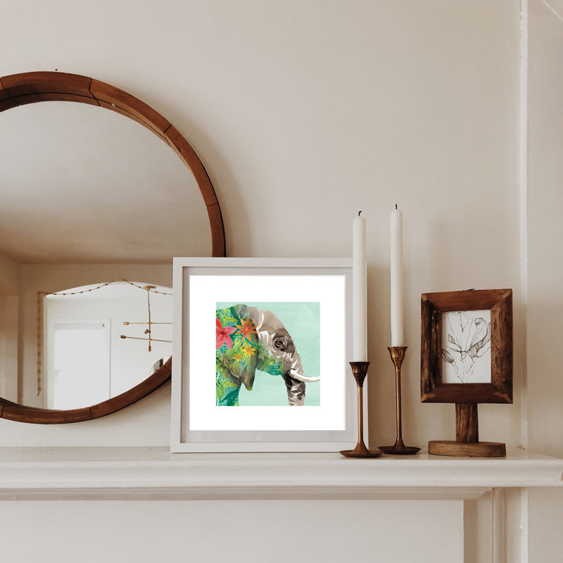 Elephant by Louise Nisbet - No Frame Print