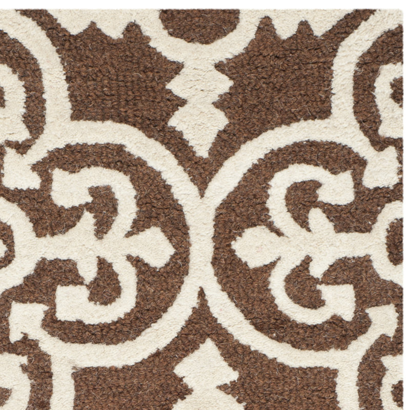 Cambridge Hand Tufted Wool Geometric Rug, Rectangle 2' x 3'