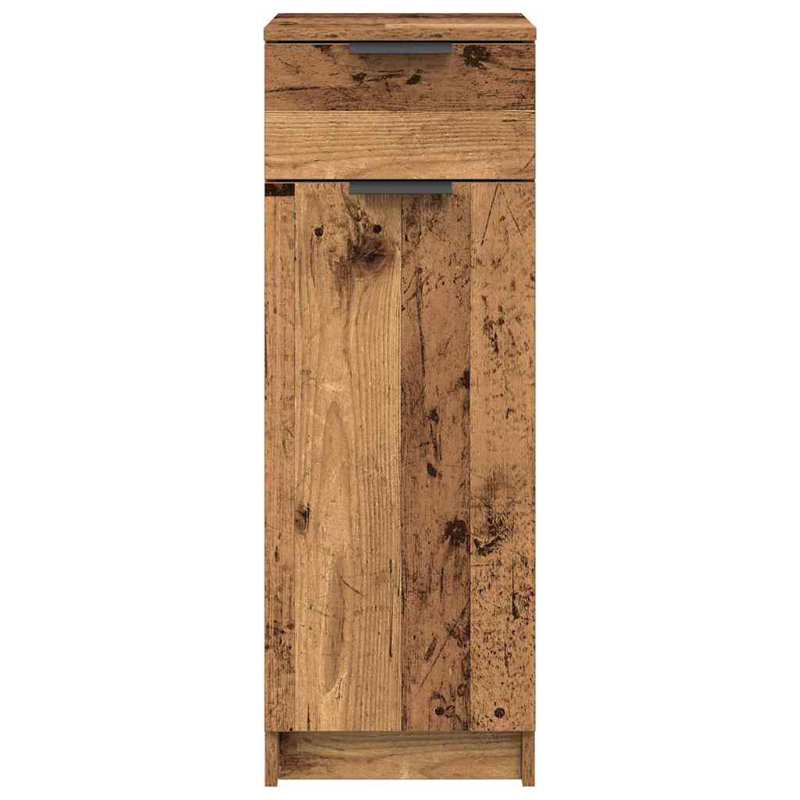 Bathroom Cabinet 32X34x90 Cm Engineered Wood, Old Wood