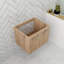 Base de meuble-lavabo flottant 24 po avec porte à fermeture en douceur