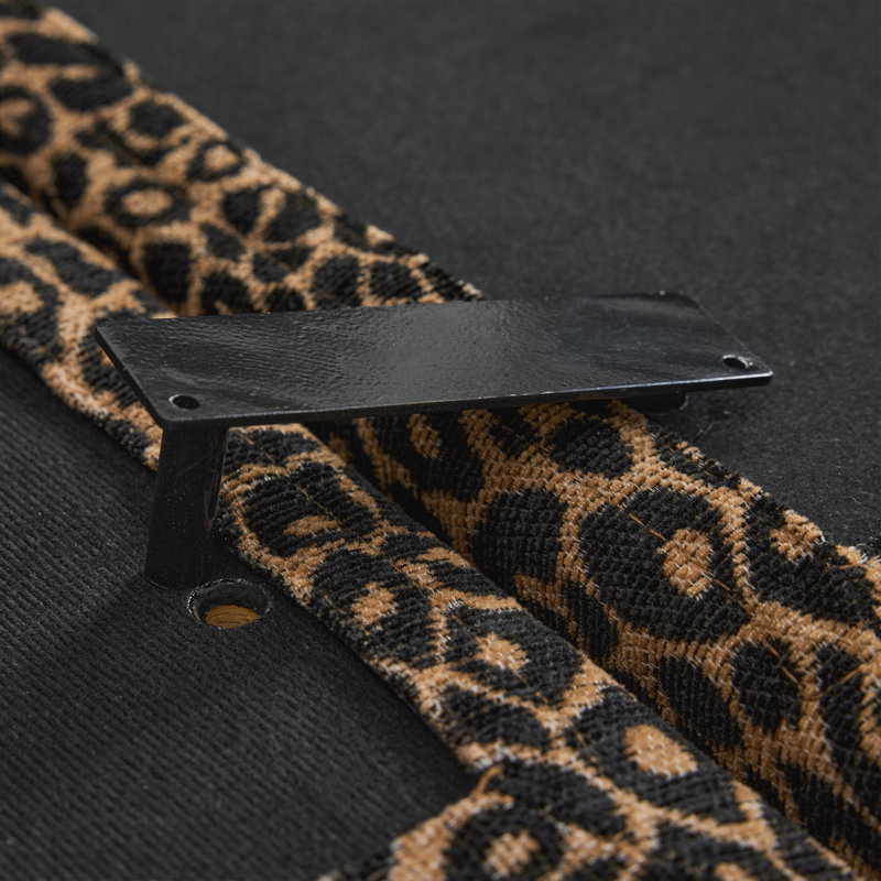 Canapé Comfy Chenille Leopard, Brun