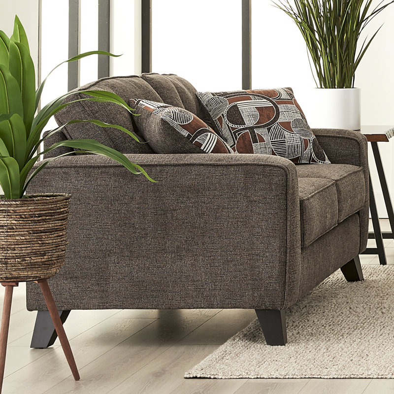 Causeuse Hughes Furniture 23300, Fairlane Hazel, Noisette Fairlane