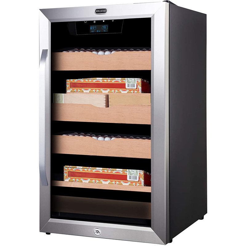 Whynter 4.2 cu. ft. Cigar Cabinet Cooler Humidor with Built-in Heating & Cooling System