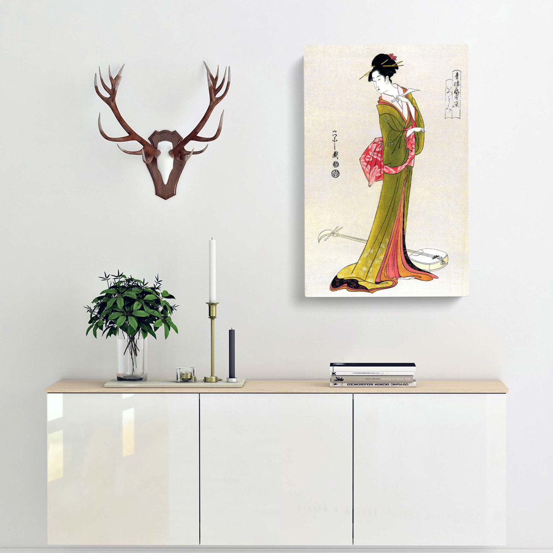Itsutomi by Chobunsai Eishi - Wrapped Canvas