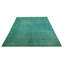 Tapis cyan noué à la main unique 9 pi 3 po x 12 pi 0 po