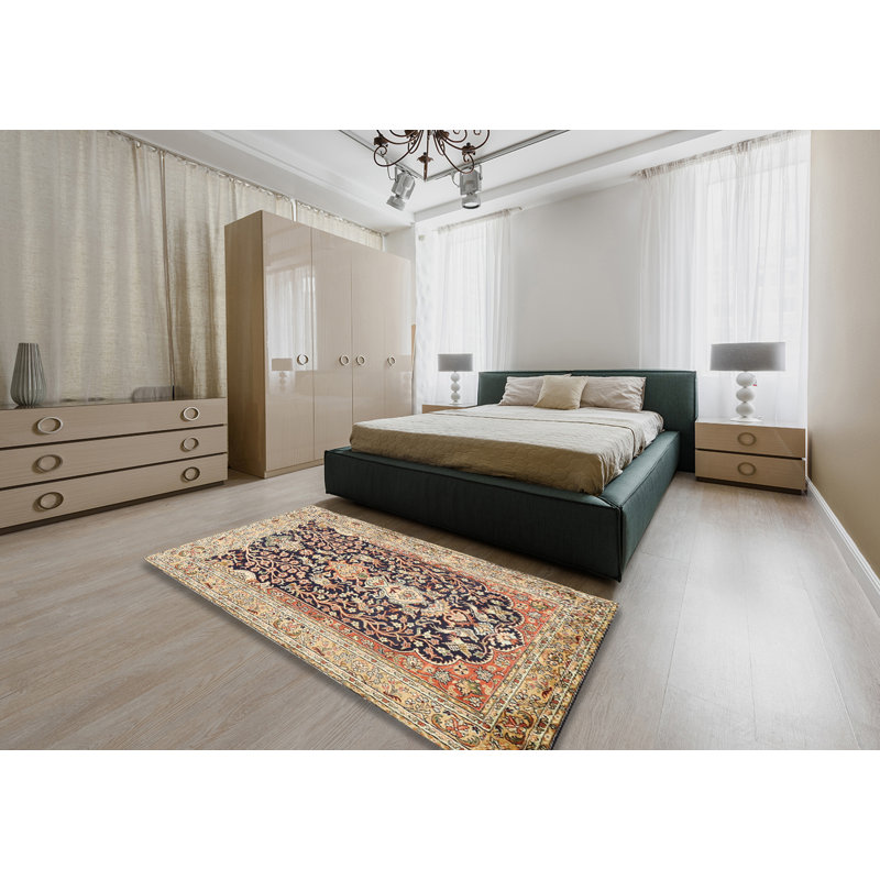 Tapis traditionnel gris / brun, Rectangle 5 pi x 8 pi