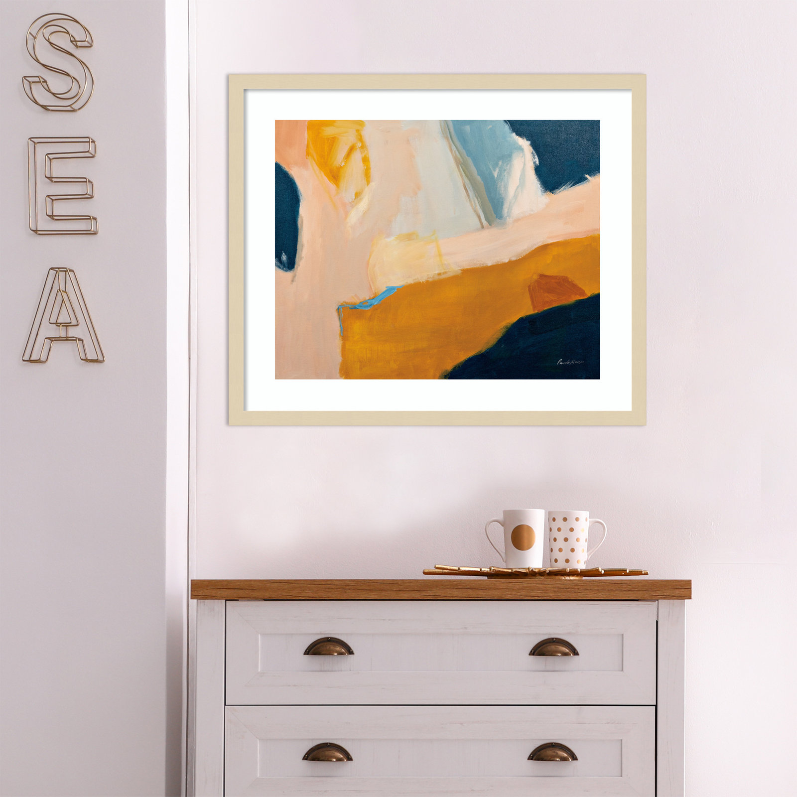 "Golden Gate" Print by Pamela M., Natural, 25" W x 21" H