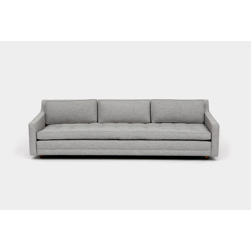 Up Solutions Upholstered 94'' Sofa, Ash