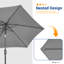 Parasol de marché 7,5 pi Blaise-364031072