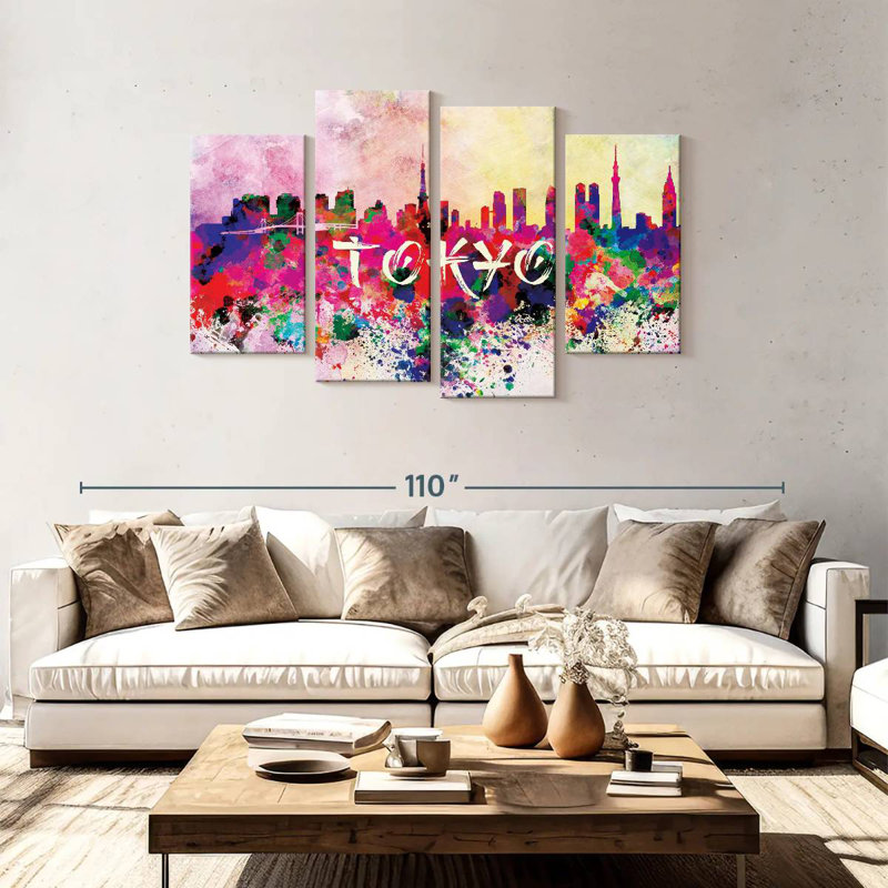 Sireci Festive Modern Tokyo, 48" H x 75" W