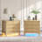 4-Drawer Solid Wood Nightstand With Charging Station, Human Sensor Light, Cable Management-969852304