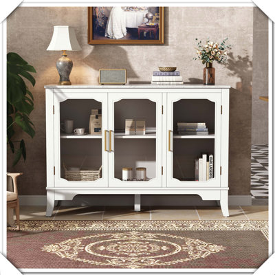 Armoire de rangement à 3 portes, salon, salle à manger, fonctionnalité, style, polyvalence, pratique