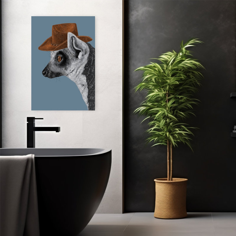 Art contemporain abstrait, art animalier contemporain, H 24 po x l 16 po