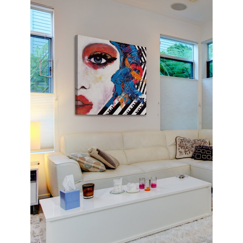 "Real Fantaisies II", reproduction sur toile tendue, H 32 po x l 32 po x P 1,5 po