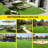 3' X 16' Outdoor Artificial Grass Runner Rug With 1.38" Pile Height – Realistic Turf For Patio, Balcony, Garden, Lawn & Pet Areas