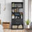 Giesa 71"H Modern Bookcases Storage Bookshelf with 2 Drawers & 7 Open Shelves-190586548