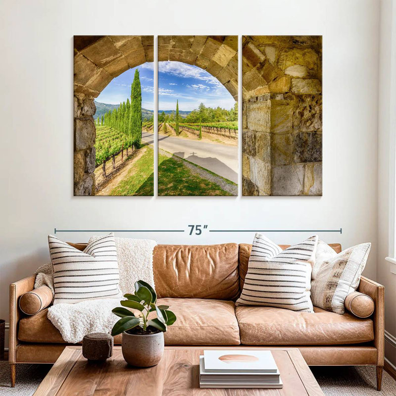 Alvord Winery In Napa, H 42 po x l 65 po