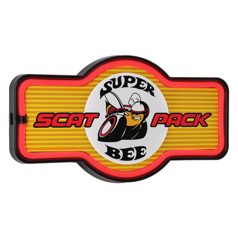 Enseigne lumineuse DEL Super Bee Scat Pack