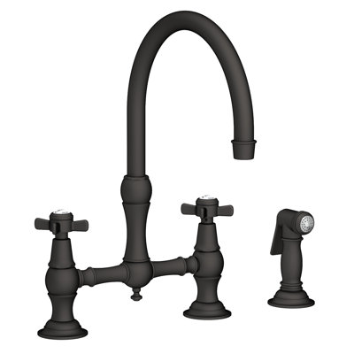 Fairfield Kitchen Bridge Faucet with Side Spray