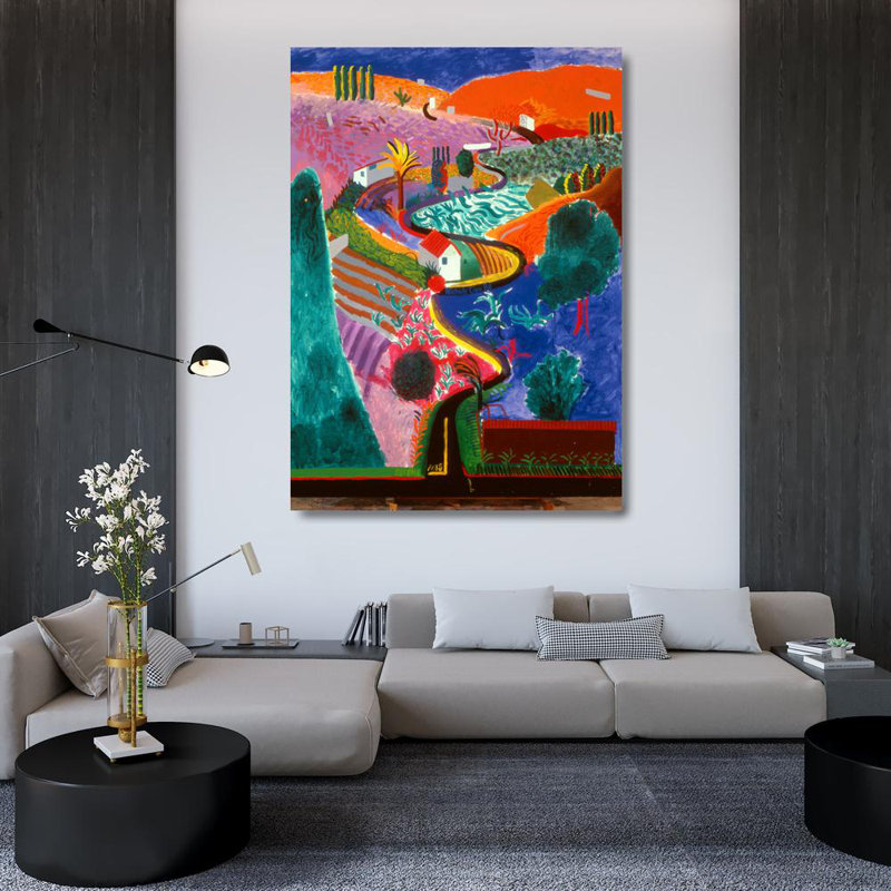 Nichols Canyon (Met), 48" H x 34" W