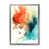 Impression argent sur toile encadrée