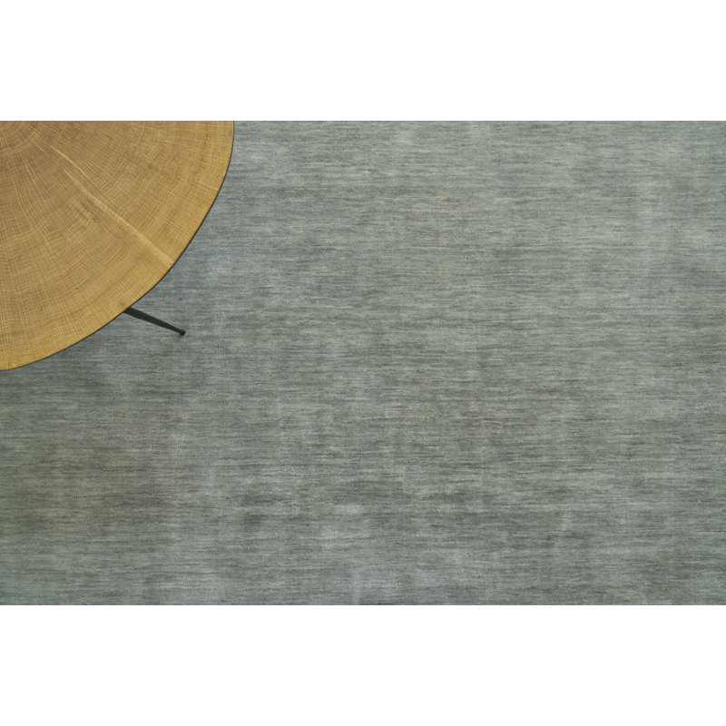 Dove Wool Area Rug in Slate, Rectangle 14'7" x 17'