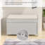 Banc de rangement de 28 po de largeur avec dessus rabattable Mira-376902796