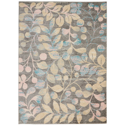 Tapis gris Deedra
